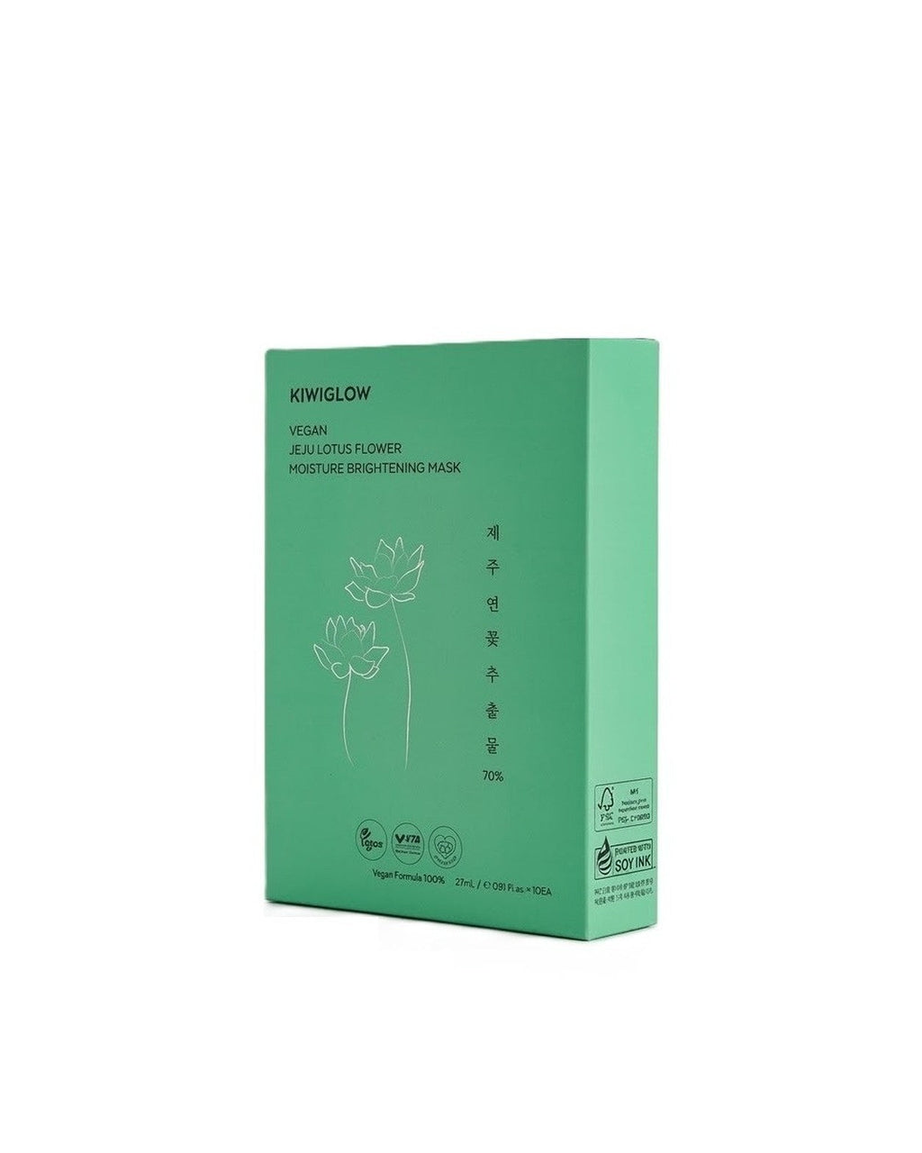 Vegan Jeju Lotus Moisture Brightening Mask 10ea