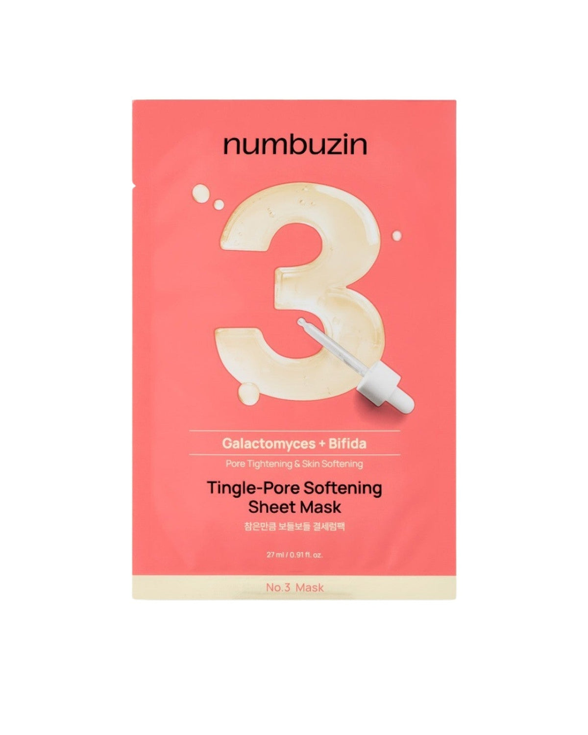 No.3 Tingle-Pore Softening Sheet Mask 27ml (5ea)