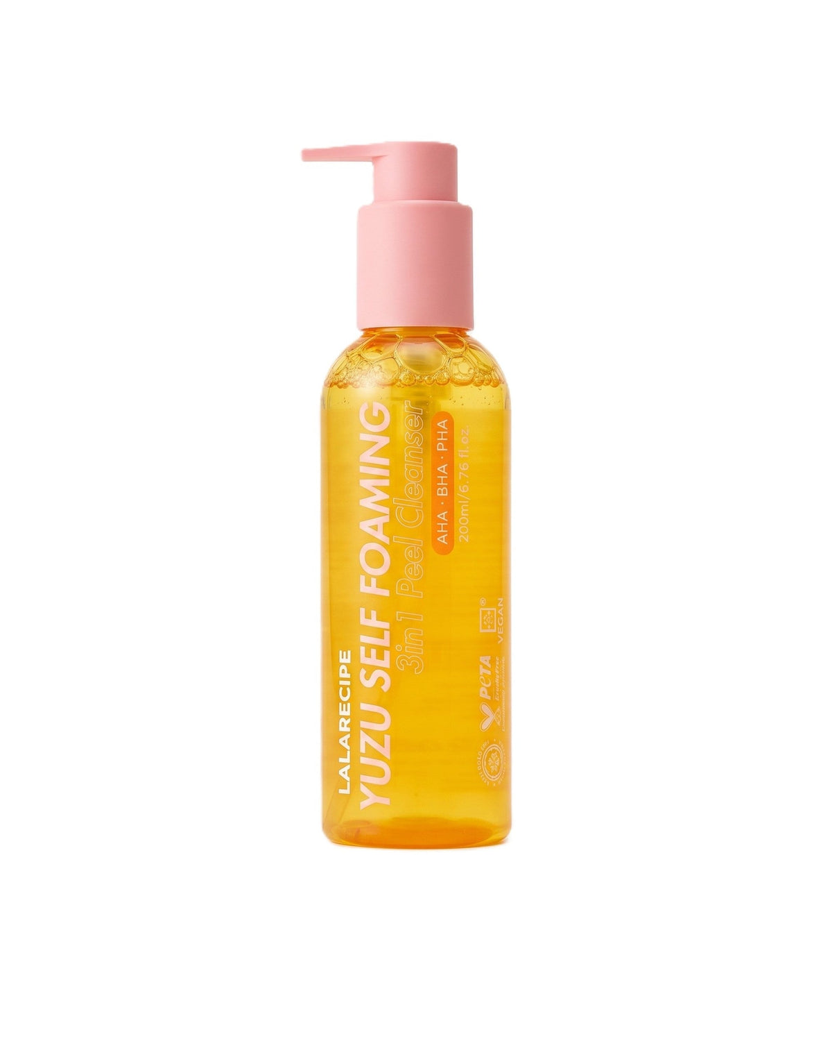 Yuzu Self Foaming 3 in 1 Peel Cleanser 200ml