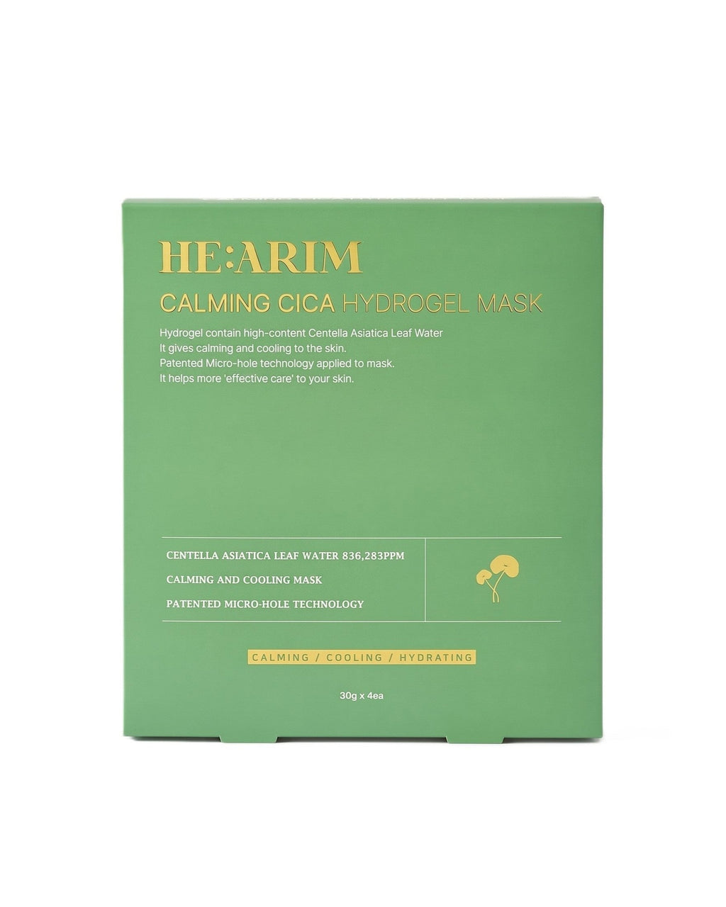 Calming Cica Hydrogel Mask Pack 30g x 4