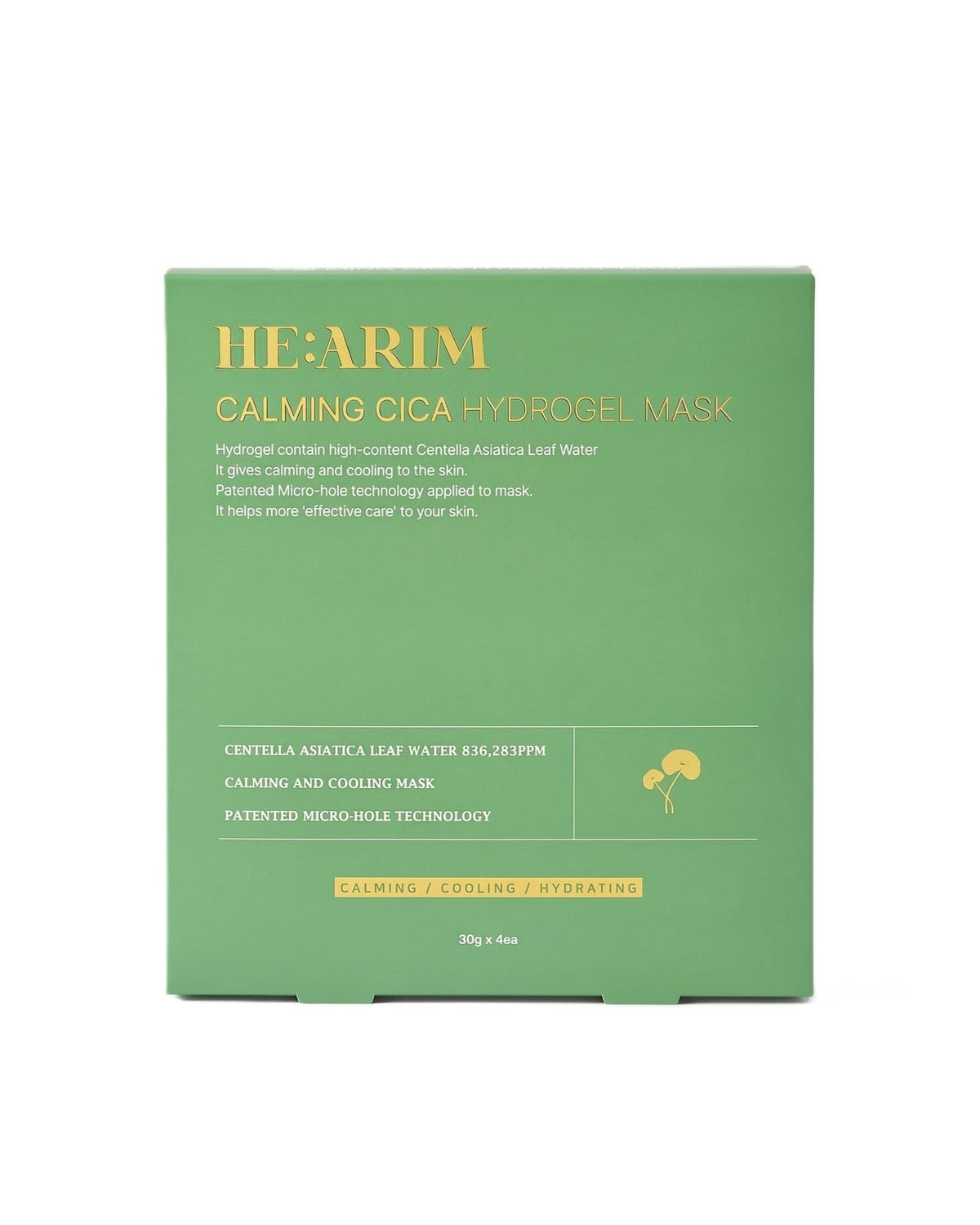 Calming Cica Hydrogel Mask Pack 30g x 4