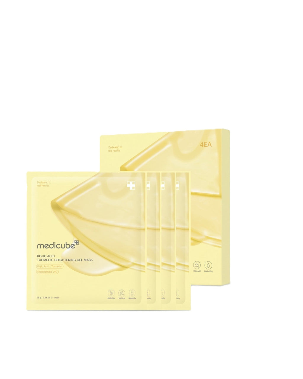 Kojic Acid Turmeric Brightening Gel Mask 28g*4pc