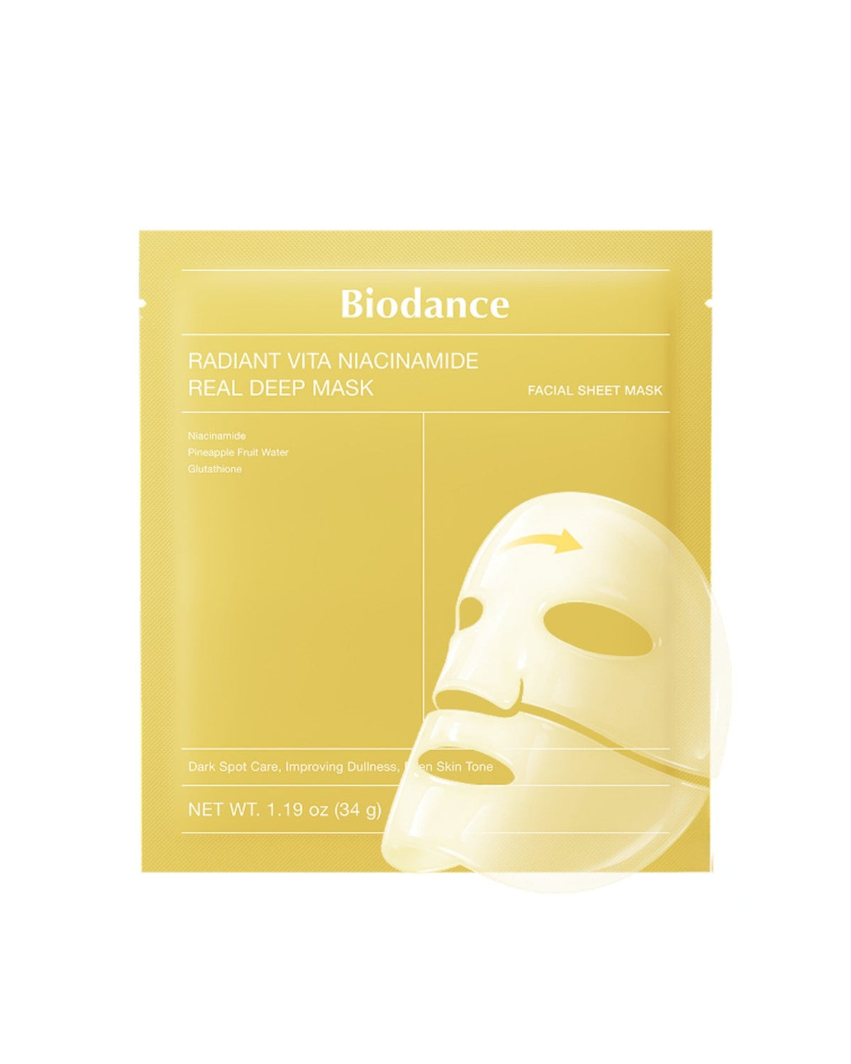 Radiant Vita Niacinamide Real Deep Mask 34g x 4pc