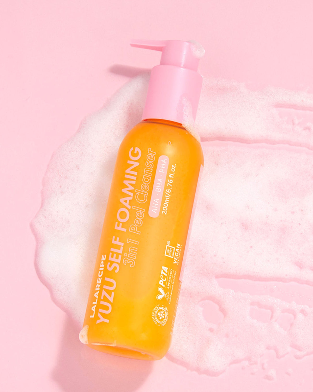 Yuzu Self Foaming 3 in 1 Peel Cleanser 200ml