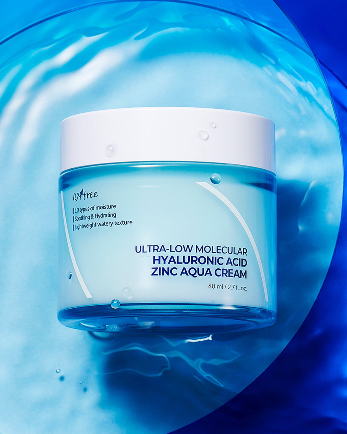 Ultra-Low Molecular Hyaluronic Acid Zinc Aqua Cream 80ml