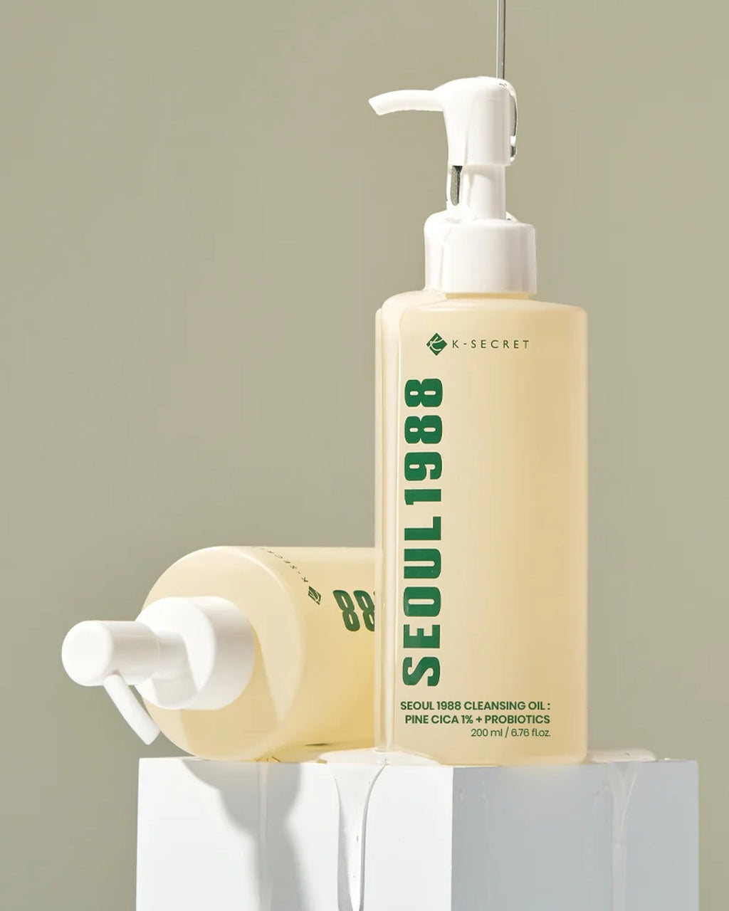 SEOUL 1988 Cleansing Oil: Pine Cica 1% + Probiotics 200ml