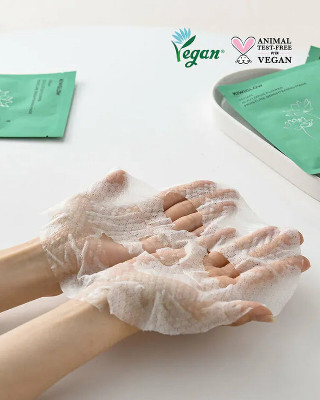 Vegan Jeju Lotus Moisture Brightening Mask 10ea