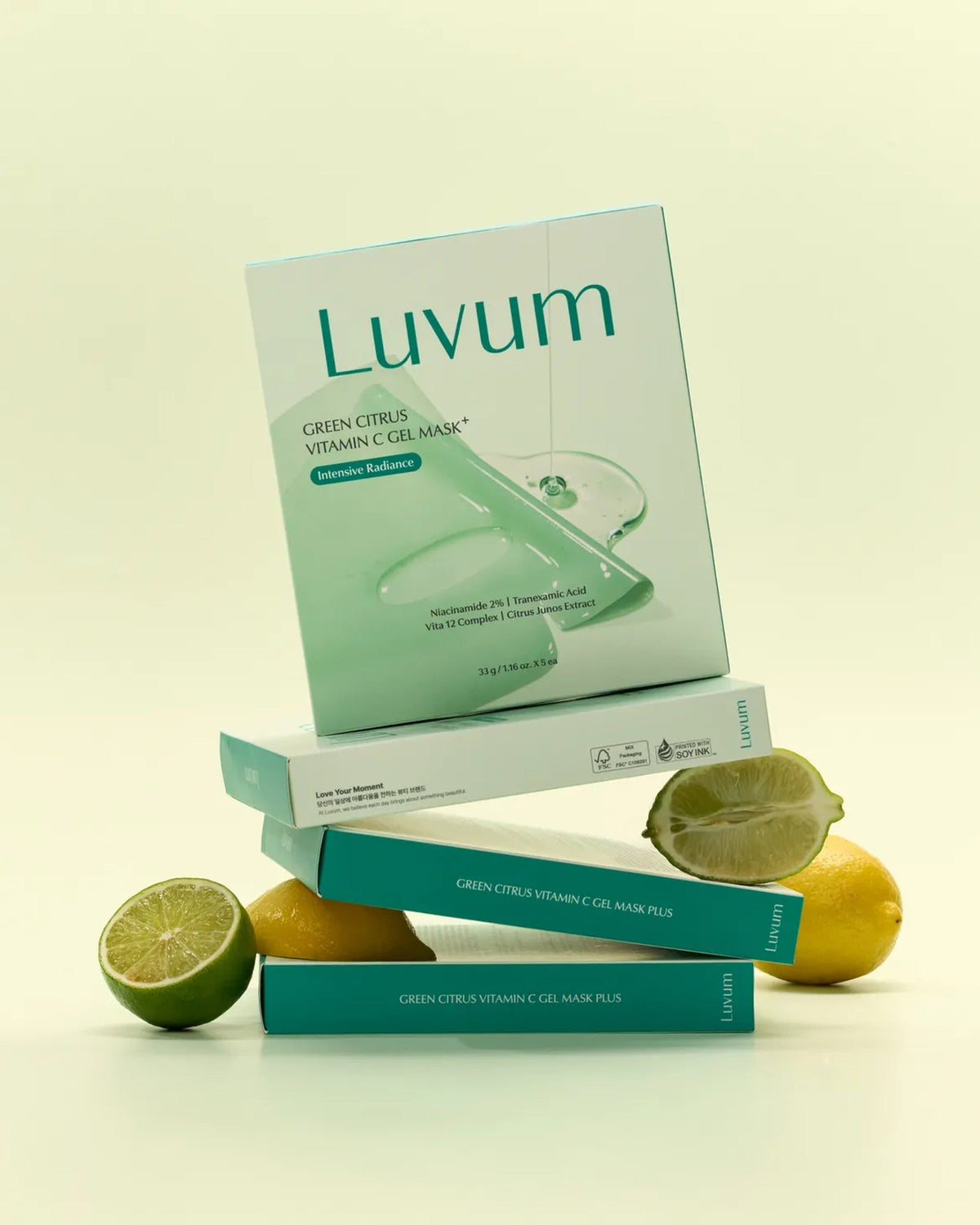 Green Citrus Vitamin C Mask 28g 5 Sheets