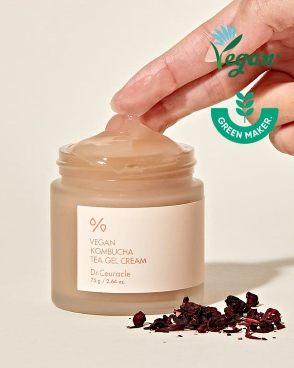 Vegan Kombucha Tea Gel Cream 75g