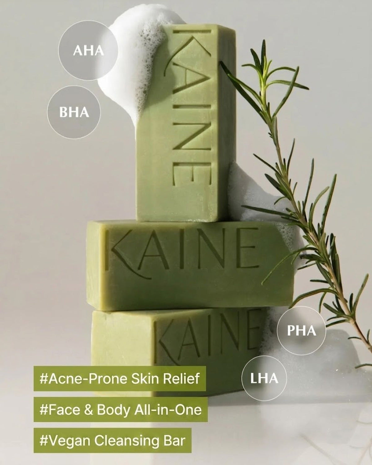 Rosemary Low pH Cleansing Bar 100g