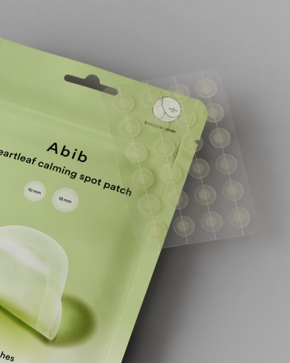 Heartleaf Spot Pad Calming Touch (10mm(24p) 2sheets, 12mm(15p) 2sheets)