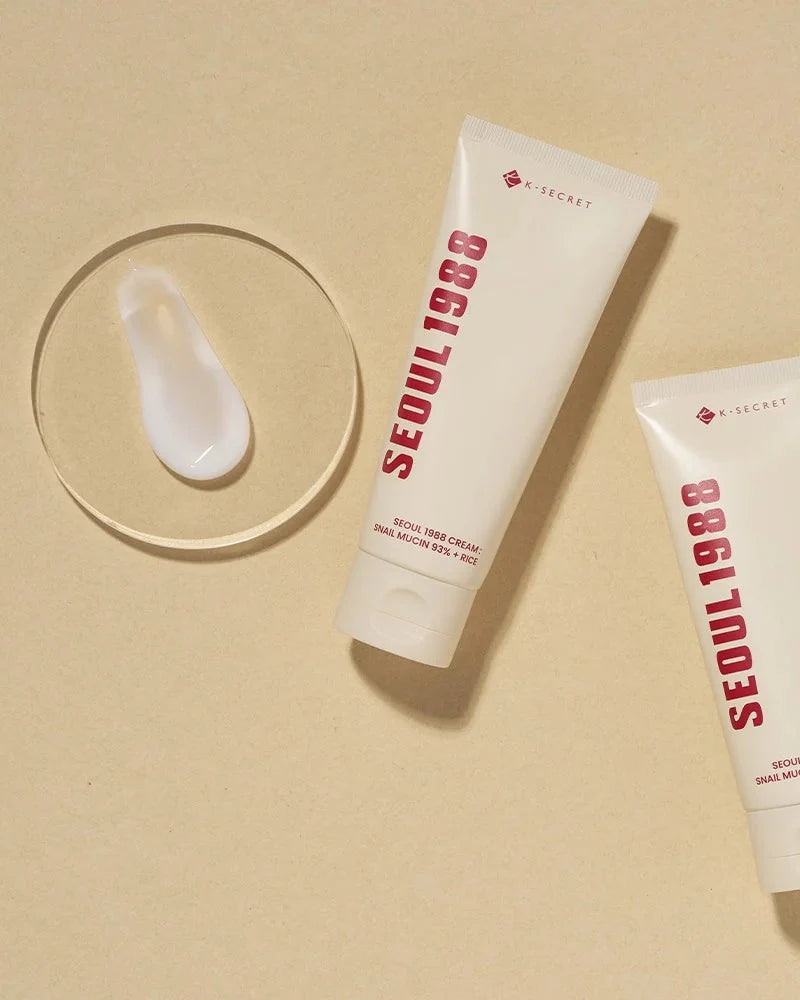 SEOUL 1988 Cream : Snail Mucin 93% + Rice 100ml