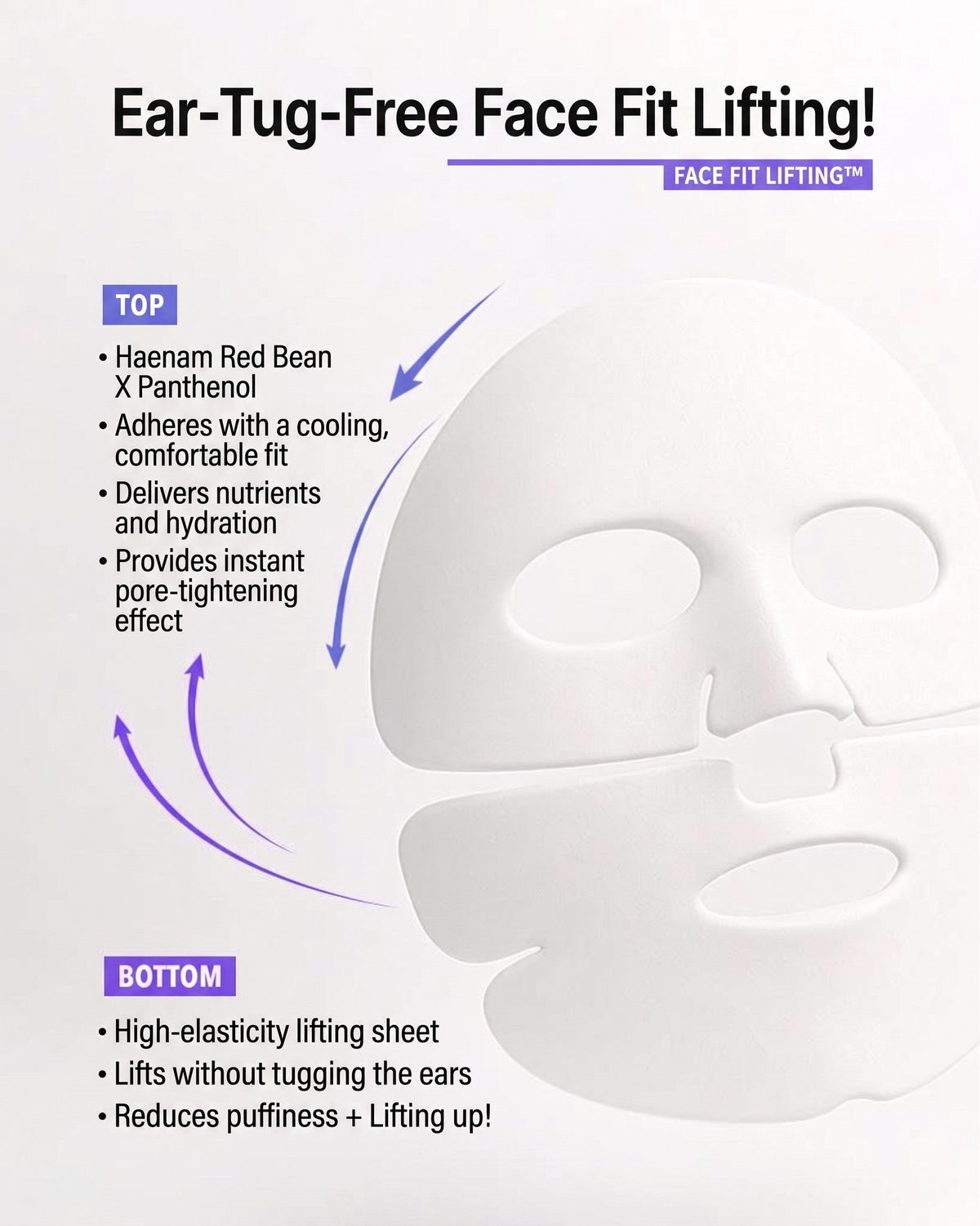 Red Bean Panthenol Coolfit Gelfting Mask 33g x 4p