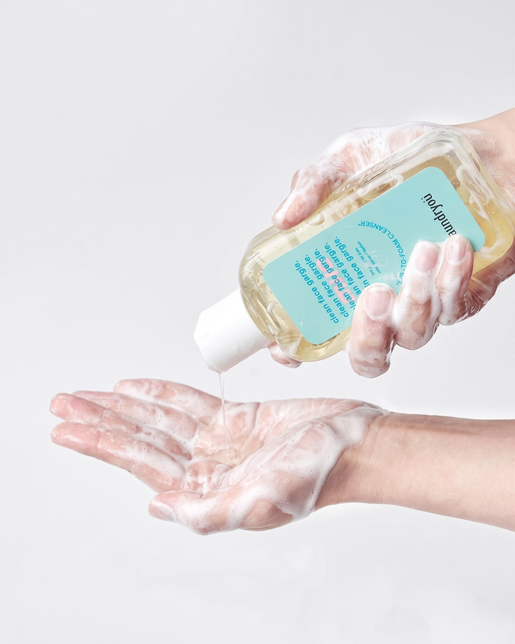 Clean Face Gargle Gel-to-Foam Cleanser Mild 160g